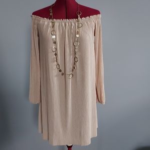 Sexy off-the-shoulder dress or tunic